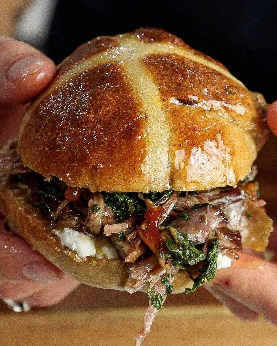 Hot Cross Bun Lamb Leftovers
