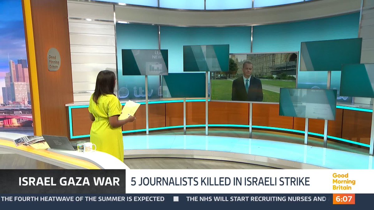Al Jazeera say five of their journalists have been killed in an Israeli strike in Gaza. The Israel Defence Force confirmed the strike, and alleged one of the journalists, Anas Al-Sharif, was a terrorist who was the head of a Hamas cell. @nickdixonitv reports.
