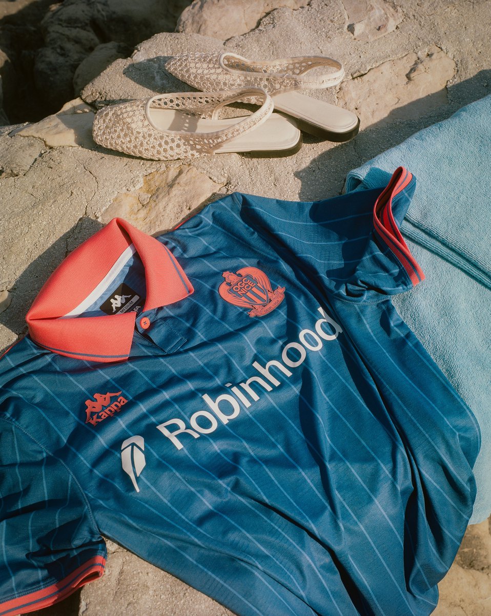 Une ode à la Côte d’Azur. 🌞🌊 L'OGC Nice et Kappa 🇫🇷 présentent 𝑳𝒂 𝑹𝒊𝒗𝒊𝒆𝒓𝒂, le maillot Third 2025-2026 du Gym 👕