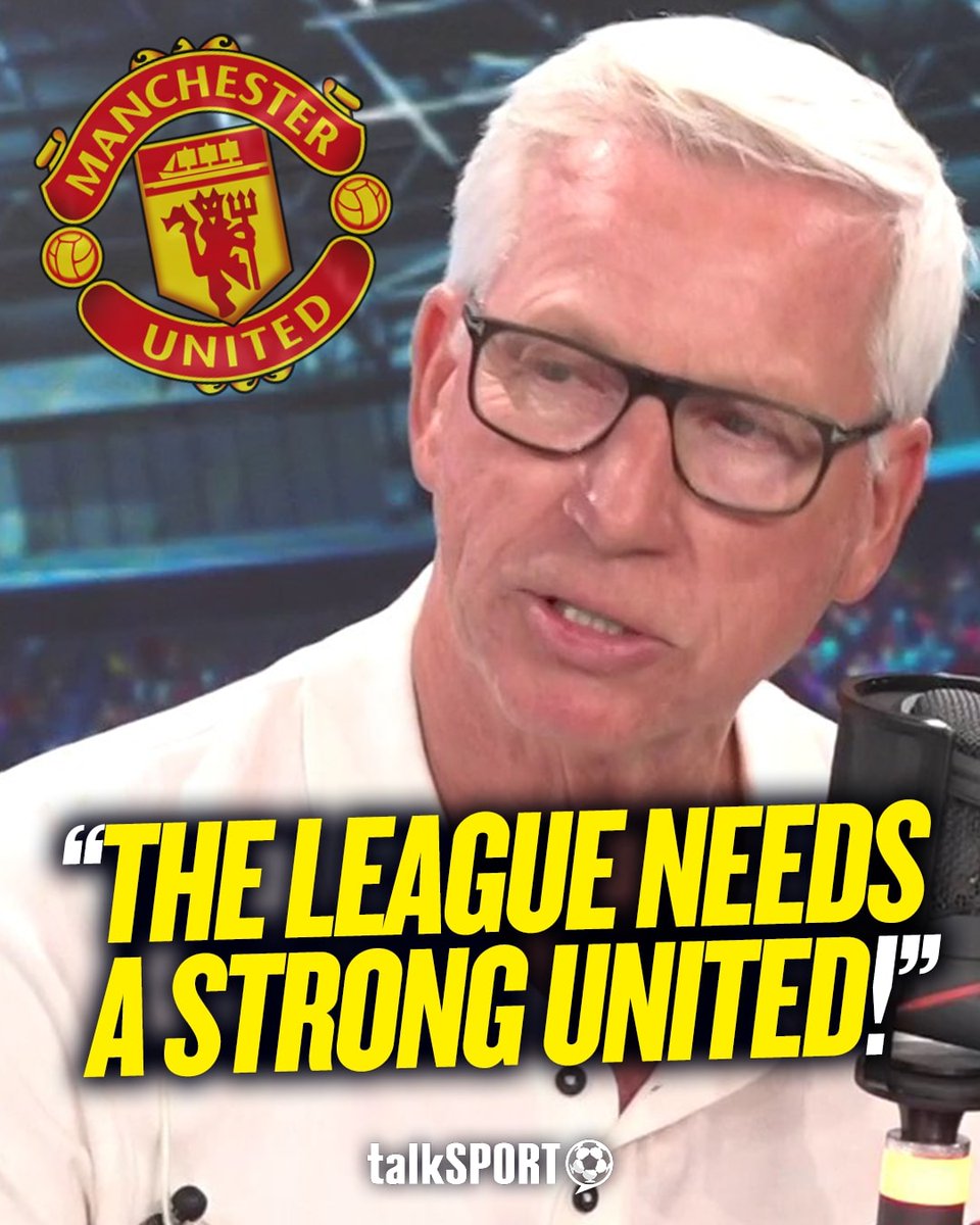 💪 "The Premier League really does need a strong #MUFC..." 🙌 "And hopefully we get it this year." Alan Pardew believes the Premier League is better when Man United are strong and challenging for titles 👀