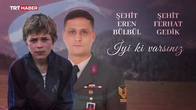 Vatana adanmış iki ömür... Jandarma Astsubay #FerhatGedik ve #ErenBülbül