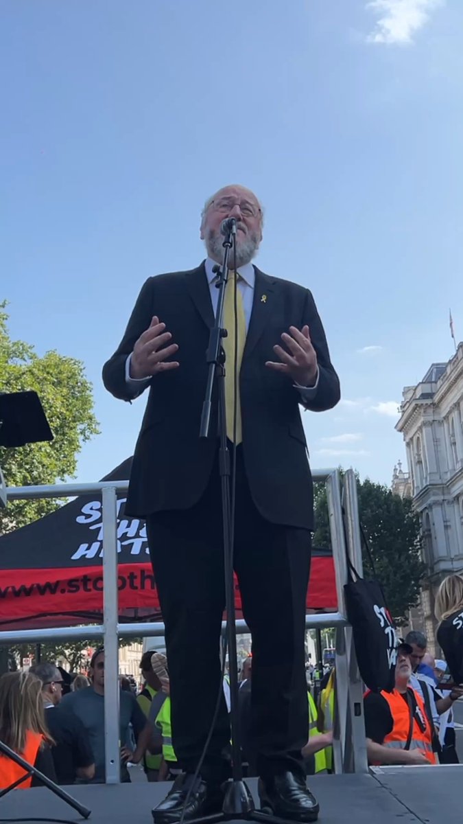 My full 7 min speech at the rally for the release of the hostages in London yesterday.