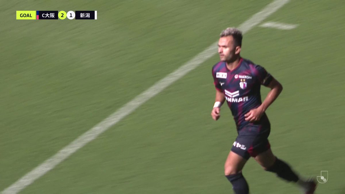 縦に速い攻撃から、鮮やかな逆転ゴール🌸 🎦 ゴール動画 🏆 明治安田Ｊ１リーグ 第25節 🆚 Ｃ大阪vs新潟 🔢 2-1 ⌚️ 54分 ⚽️ ルーカス フェルナンデス（Ｃ大阪) #Ｊリーグ