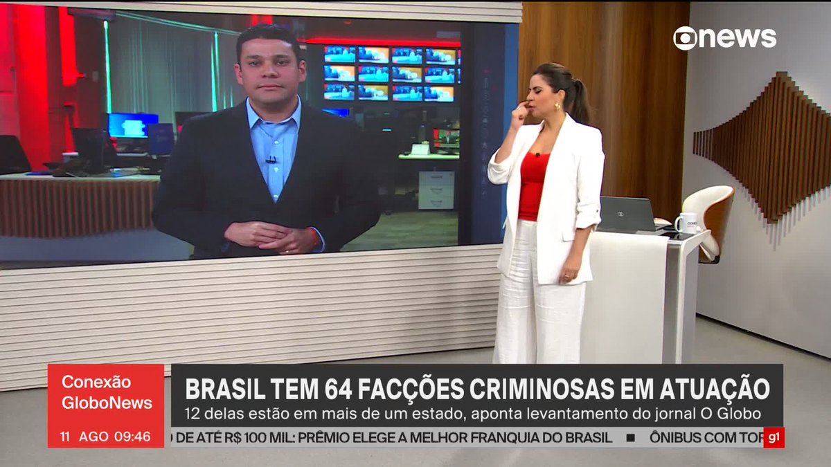 Brasil tem 64 facções criminosas em atuação; 12 estão em mais de um estado, aponta levantamento do Jornal O Globo. #ConexãoGloboNews ➡ Assista à #GloboNews: