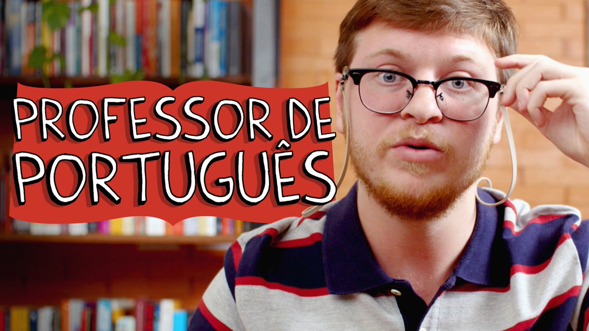 - O que cê tá fazendo numa aula de português? - Porque é mais barato que terapia. ▶️ VÍDEO NOVO | PROFESSOR DE PORTUGUÊS