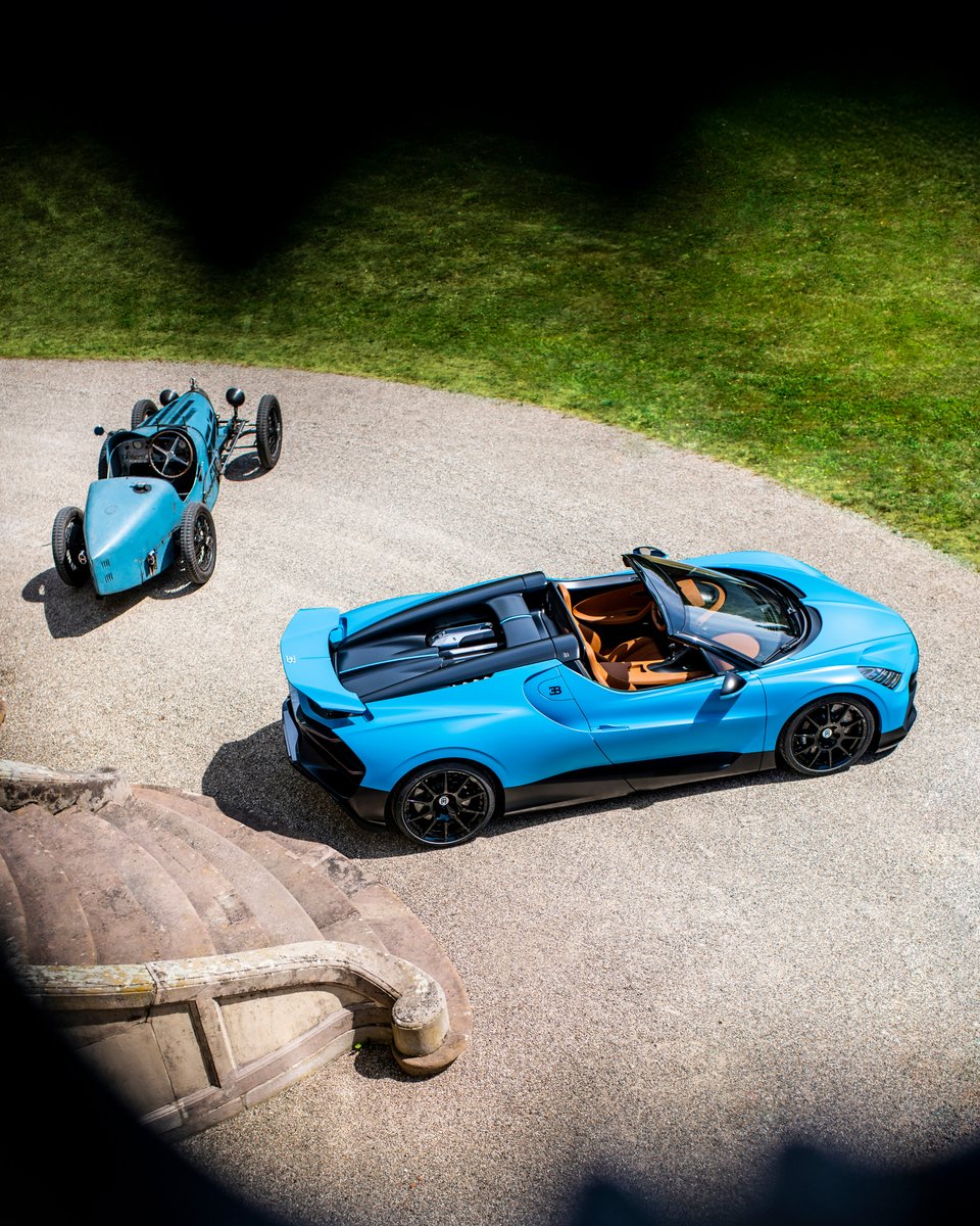 From Mont Ventoux in 1933 to the roads of today. This BUGATTI W16 MISTRAL honors Louis Mistral’s legendary Type 37 A, blending heritage with 1,600 HP of pure innovation.​ #BUGATTI #Mistral #Type37​ –