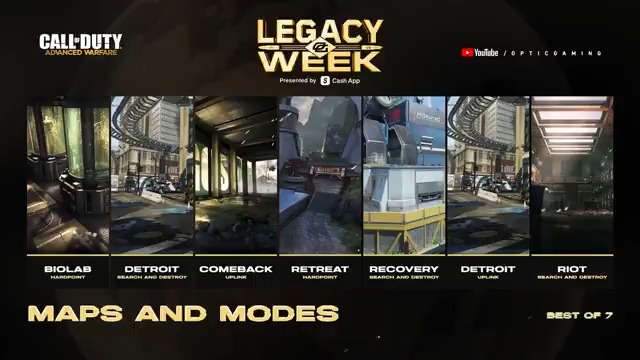 Day 1 Mapset // Advanced Warfare 🚀 #OpTicLegacyWeek | Cash App