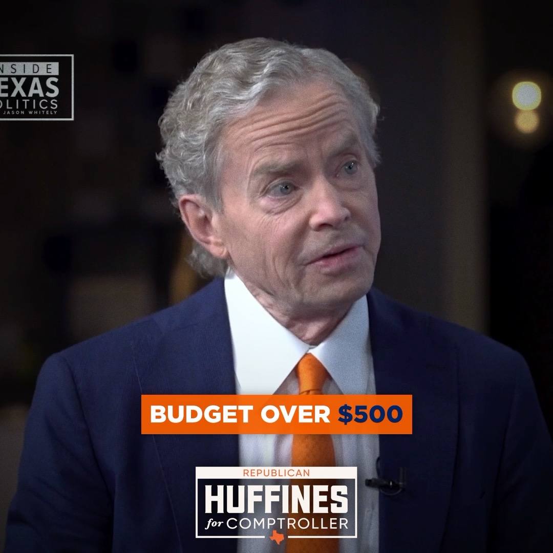 Cleaning out the garage isn’t fun, but man, it feels good when it’s done. That’s what we need to do with Texas government. Roll up our sleeves, shine a light in every corner, and root out the waste — especially the billions we’re spending on illegal immigration and woke nonsense. Taxpayers deserve answers and results. I’ll deliver both.