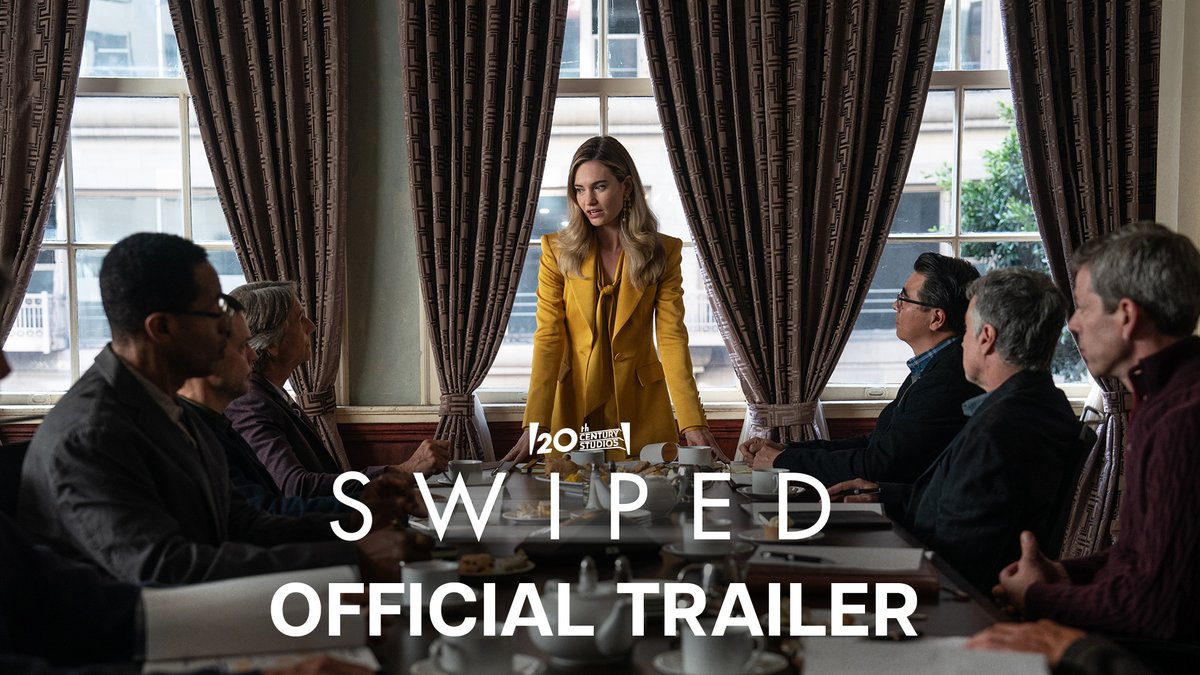 First trailer for ‘SWIPED’, starring Lily James. The film follows the life of Whitney Wolfe Herd who co-created Tinder and then went on to create Bumble Releasing September 19 on Hulu.