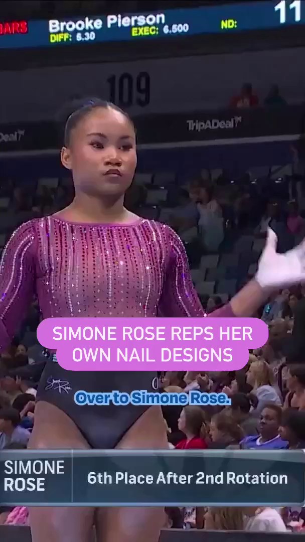 Add this to the list of things Simone Rose is fabulous at. 👏 #XfinityChamps