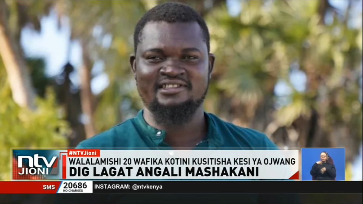 DIG Lagat Angali Mashakani: Walalamishi 20 wamefika kortini wakitaka kesi ya mauaji ya Albert Ojwang' isitishwe hadi pale naibu inspekta jenerali wa polisi Eliud Lagat atakapojumuishwa kwenye kesi hiyo kama mshtakiwa. #NTVJioni Frederick Muitiriri David Muthoka