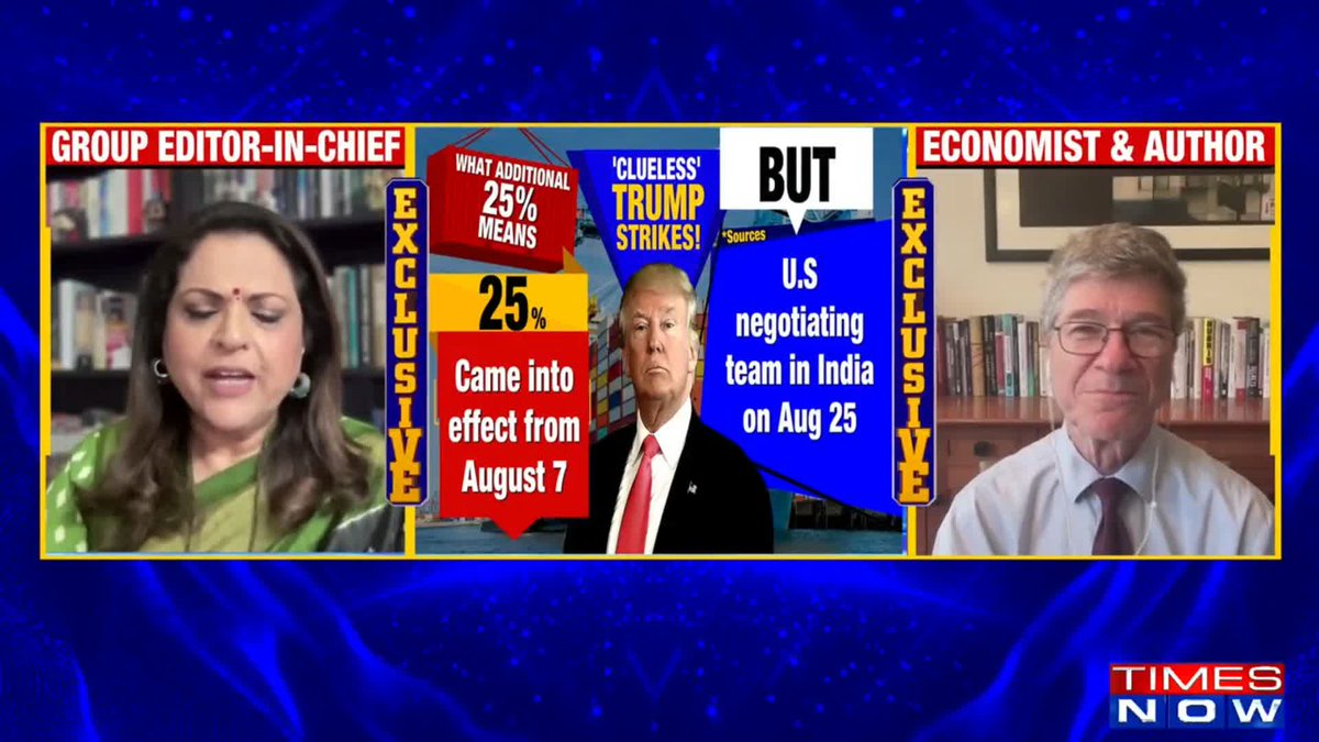 TIMES NOW EXCLUSIVE The U.S. is not an ally of India to any extent. The U.S. may try to use India against China, but that is not to India’s advantage, and it is not a strategic relationship: Dr. Jeffrey D Sachs, Economist & Author, speaks to @NavikaKumar