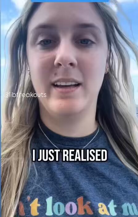 Liberal woman records herself walking into Buc-ee’s with an anti-Trump shirt.. These people are mentally unstable.