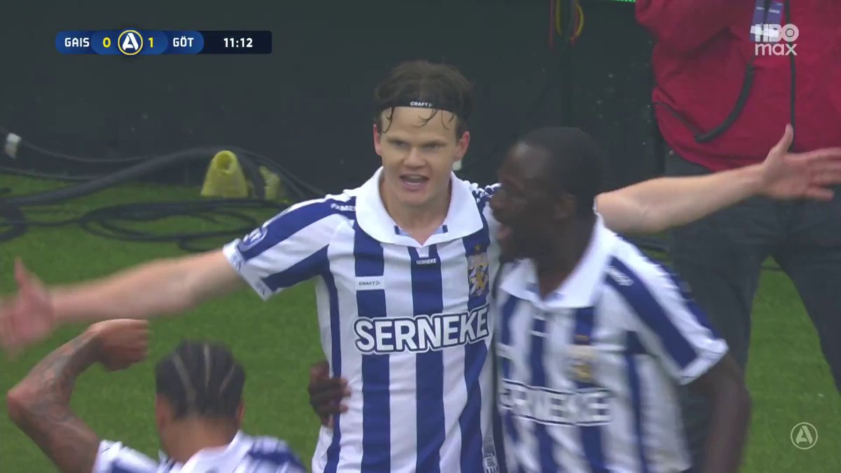 Kolbeinn Thordarson! Blåvitt tar ledningen mot GAIS 📲 Se matchen på HBO Max
