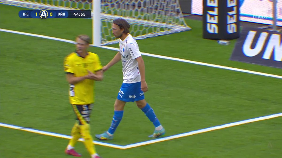 Leo Östman nickar in ledningsmålet för Elfsborg mot Värnamo! 🟡⚫️ 📲 Se matchen på HBO Max