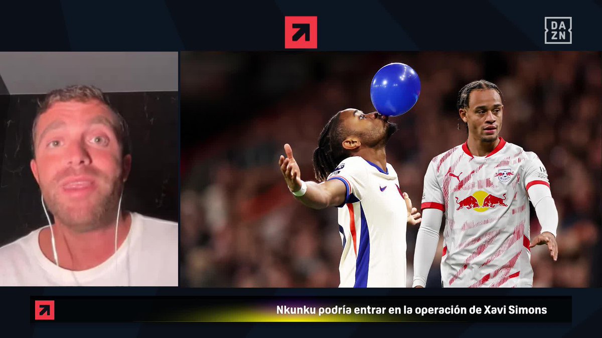 ¡EFECTO DOMINÓ EN EL CHELSEA! 🔵 La salida de Nkunku, clave para la llegada de Xavi Simons 👋 🗣️ Fabrizio Romano en #DAZNTRANSFER ↗️