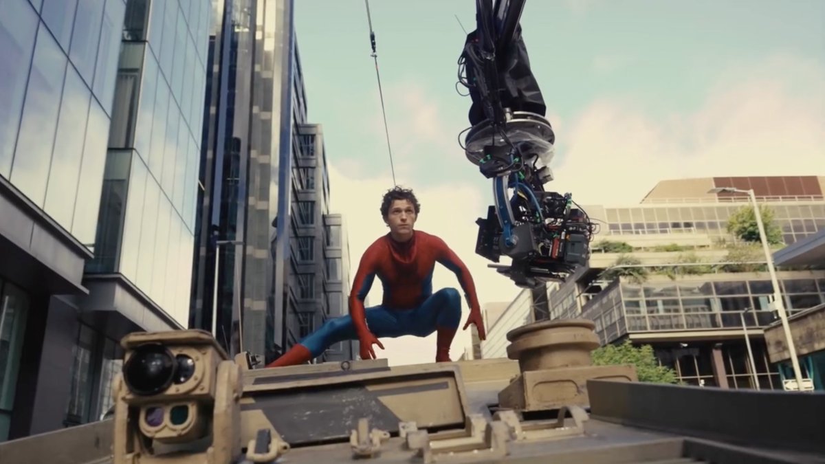 Day one back in the suit. The story continues with #SpiderManBrandNewDay - in theatres 7.31.26