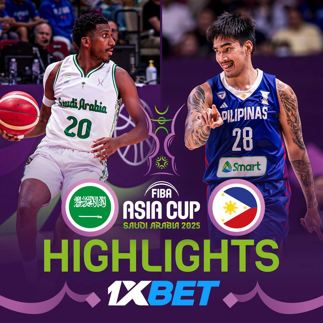 Saudi Arabia vs Philippines 1XBET Game Highlights 🎥 #AsiaCup