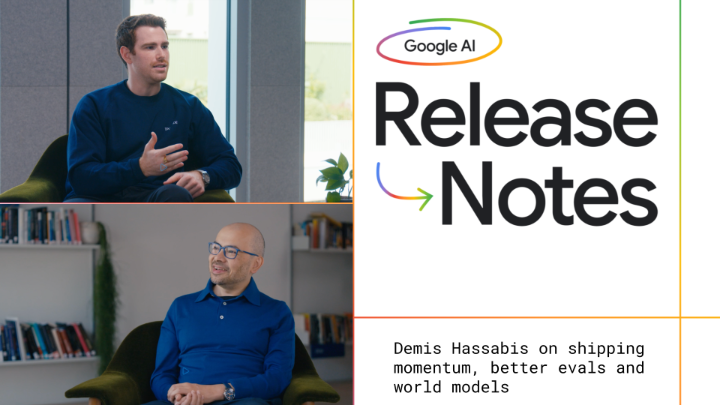 .Google DeepMind CEO Demis Hassabis joins Logan Kilpatrick on Release Notes to chat about the momentum of AI development, world models like Genie 3, improved model evaluations through Game Arena with @Kaggle, and the quest for AGI.