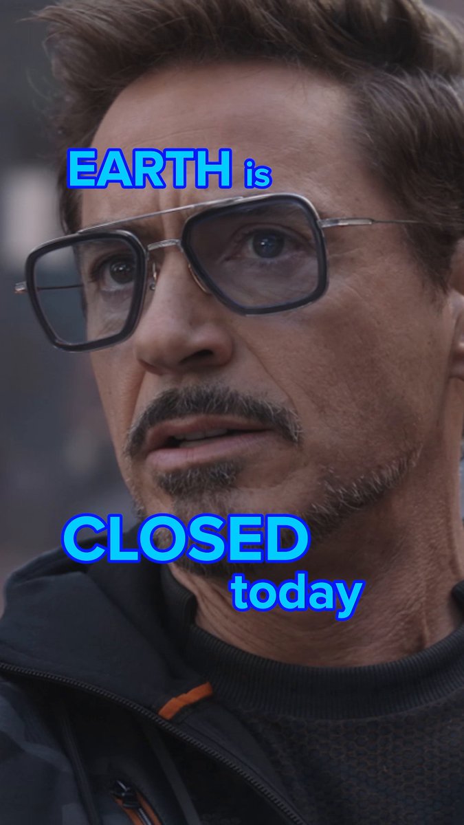 Sorry, Earth is closed today 🙅 Stream Marvel Studios' Avengers: Infinity War on Disney+.