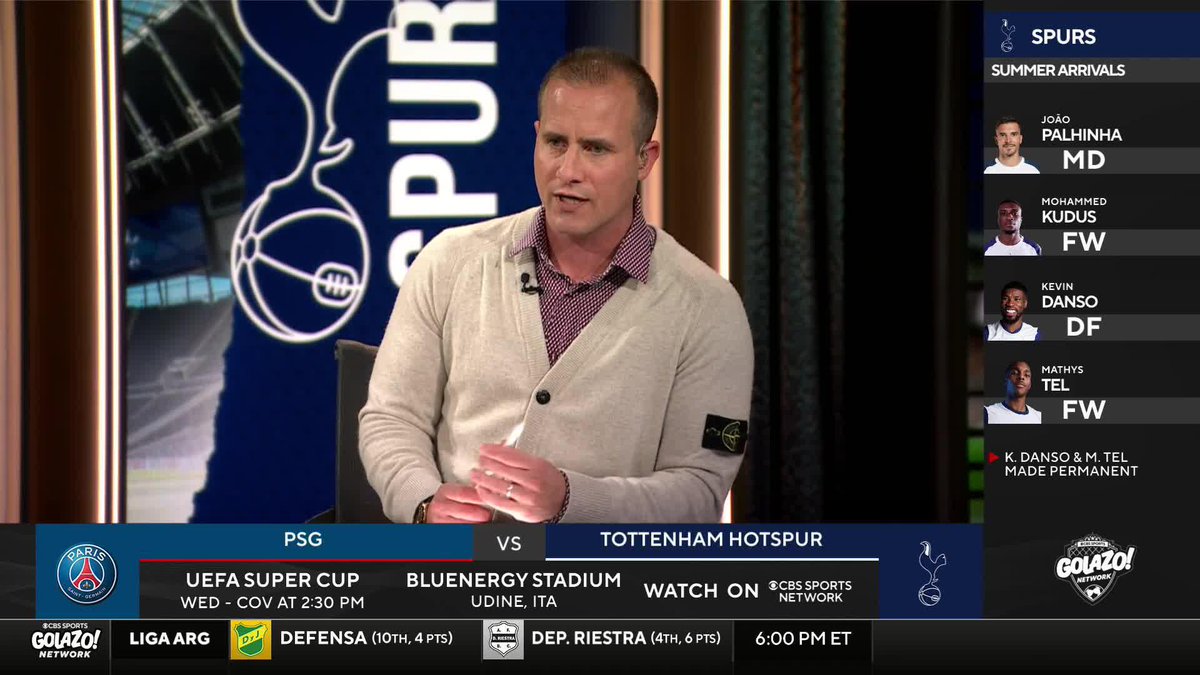 “PSG might not be ready for this game right now.” 🗣️ 𝐈𝐀𝐍 𝐏𝐀𝐔𝐋 𝐉𝐎𝐘 and Adam Hunt weigh in on Spurs vs PSG ahead of the Super Cup and how both teams are shaping up 👀