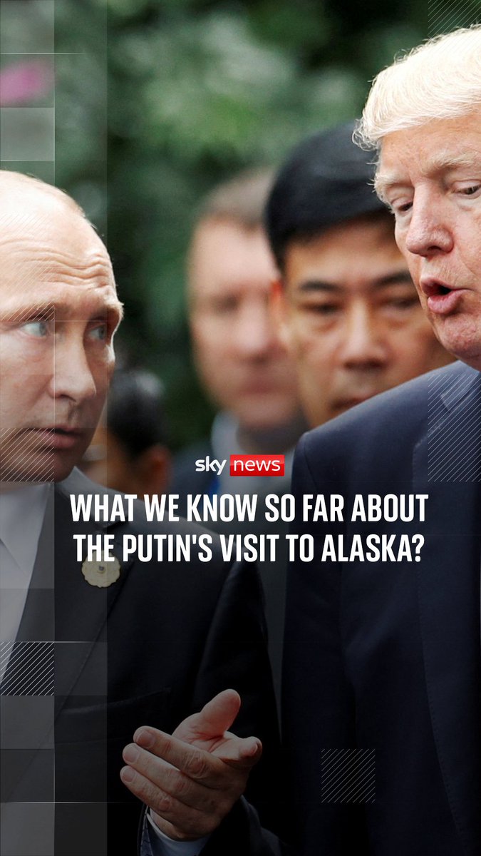 New details of Trump-Putin meeting in Alaska has been revealed David Blevins explains what we know so far about the upcoming Trump-Putin summit. 🔗