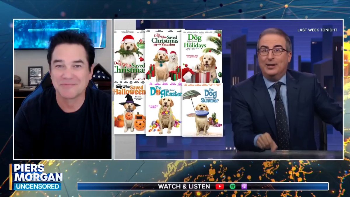 "The fact that I'm being pilloried or attacked for joining up for a federal law enforcement agency is insane." Dean Cain responds to the 'cheap jibes' made about him signing up to be an ICE agent. 📺 Piers Morgan | Dean Cain | John Oliver