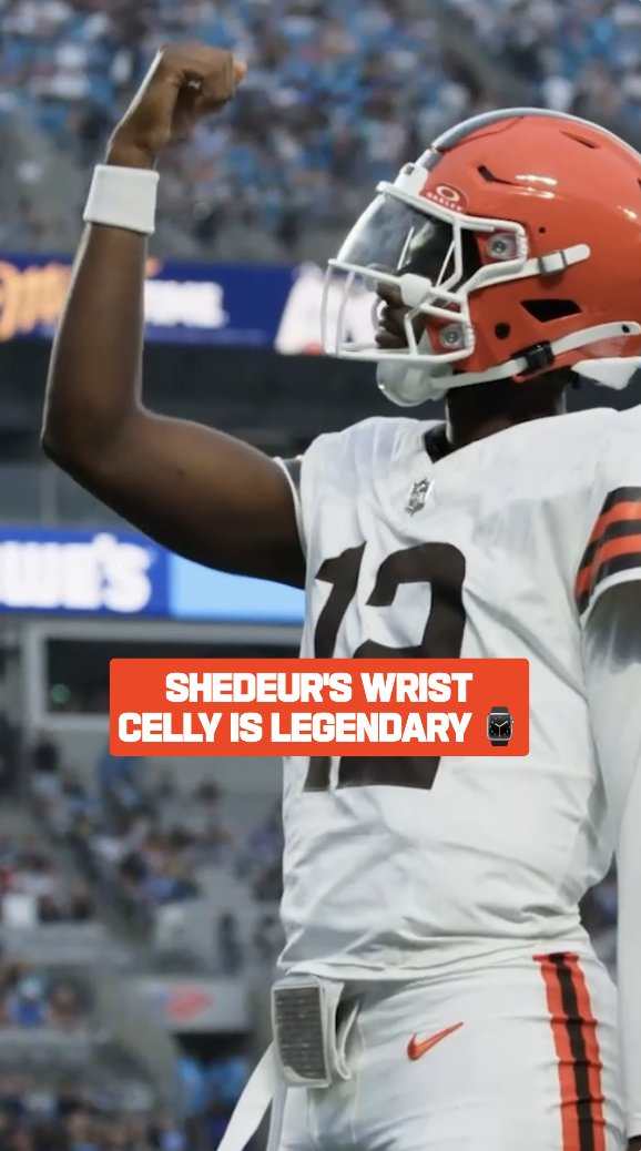Wrist up = Perfect timing 🙂↕️ Cleveland Browns | Shedeur Sanders