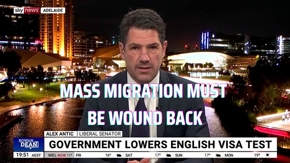 The primary job of any Government is to look out for its own citizens and protect their way of life. The Labor Government's refusal to slow mass migration into this country is the very antithesis of this and needs to be urgently wound back. To hear more from me and stay up to date, signup to my email newsletter here: