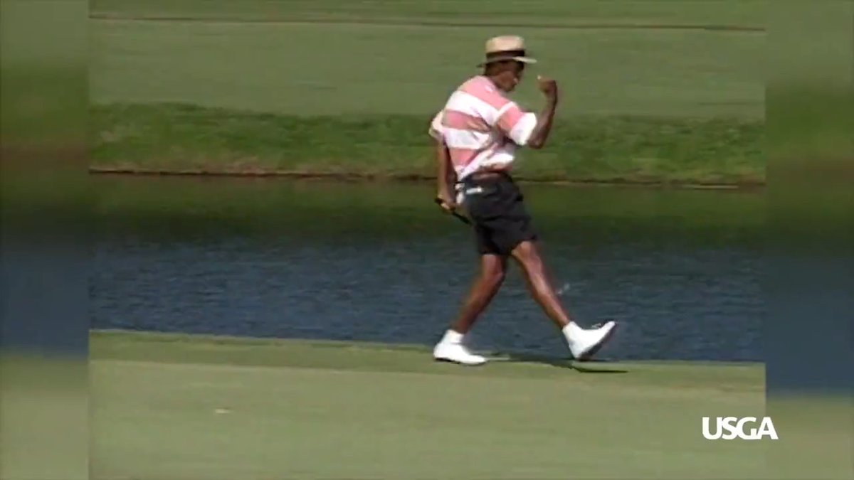 🚨🇺🇸🥇 Tiger Woods is the ONLY golfer to win the U.S. Junior Amateur, U.S. Amateur and U.S. Open. He won each title three times 🤯 (Via: Justin Ray)