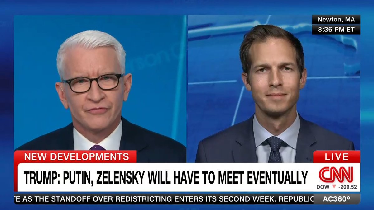 "He's wining and dining Vladimir Putin on American soil, and signaling weakness yet again": Democratic Rep. Jake Auchincloss talks about what's at stake as President Trump and Russia's leader prepare to sit down for a summit in Alaska.