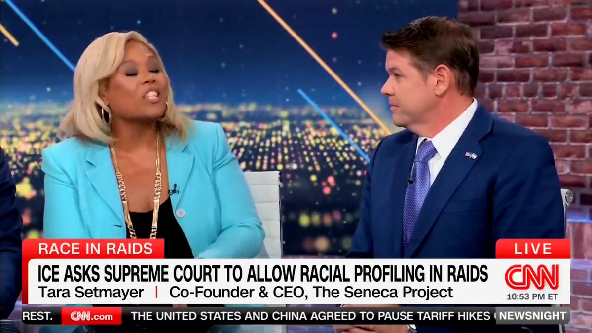 A triggered Tara Setmayer gets mad at Ben Ferguson for highlighting that illegal aliens congregate in front of hardware stores and says there are illegal aliens from France who have overstayed their visas in America. Ferguson's retort: "Are there a bunch of French bakery issues that we don't know about? ... [If there are illegal aliens from France congregating in front of bakeries] Let's go there too!"