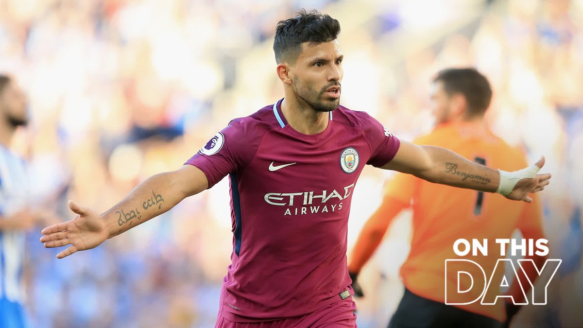 #OnThisDay: Brighton 0-2 #ManCity [2017] ⚽️ [70’] Sergio Kun Aguero ⚽️ [75' OG] Lewis Dunk
