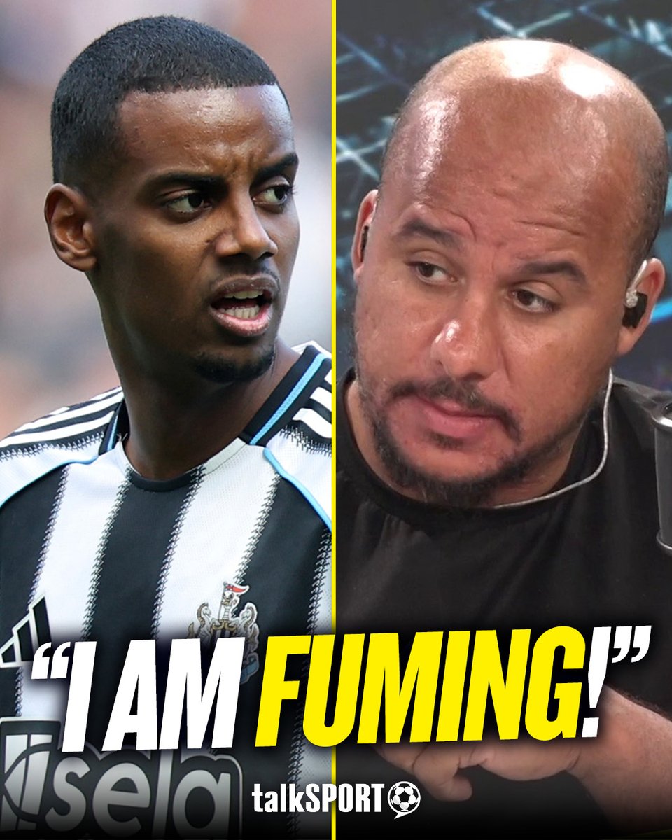 😡 "Who do you think you are, mate!?" 😡 "Disgusting!!" 😡 "That's wound me up!" Gabby Agbonlahor is furious with reports that Isak is refusing to ever play for #NUFC again, even if he doesn't get his #LFC move! 😤