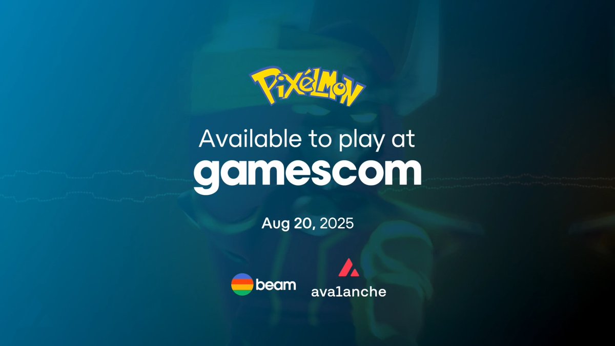 Beam & Avalanche go Gamescom 🎪🔺 Last but very certainly not least, Pixelmon 🔺 is showing off at our event! Multiple games, rich IP and a thriving community! 📅 August 20th, 2025 ⏰ 6 PM - 11 PM 📍 Rheinloft, Cologne, Germany. 🎟️