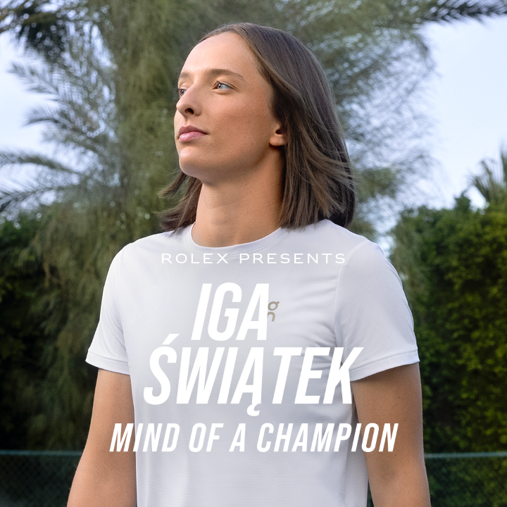 Out now. Iga Świątek is Poland’s first player to claim one of the 4 major tennis championships. As part of an exclusive documentary series about the #RolexFamily, the multiple Grand Slam® winner reveals the “Mind of a Champion”. More on #Reachforthecrown