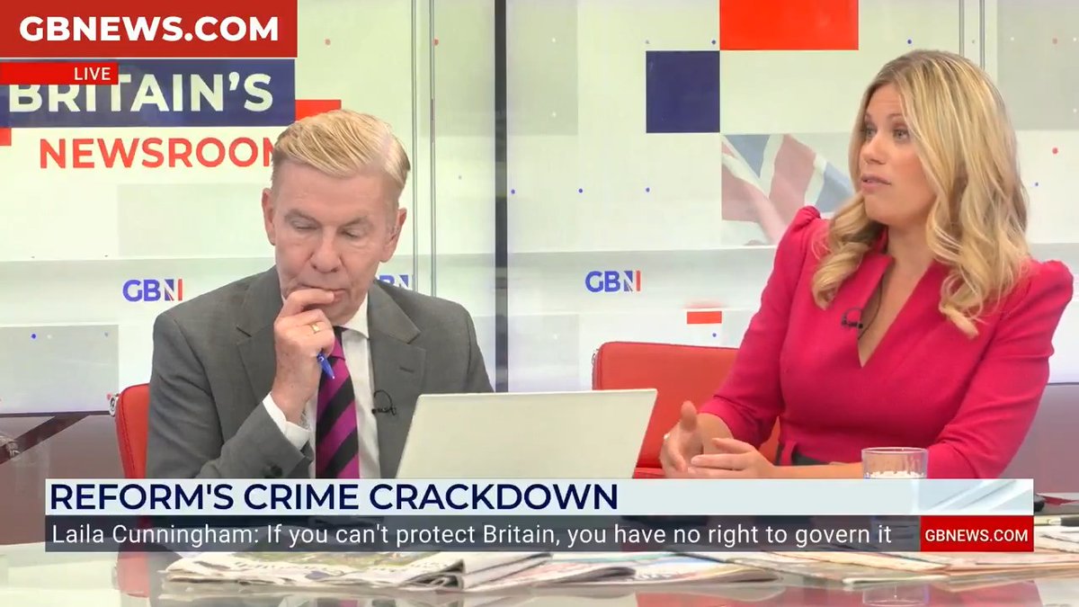 'You can't claim to stand for women when you place unvetted men in the middle of towns and villages...' Reform Councillor Laila Cunningham on her party's commitment to cracking down on crime, particularly in relation to illegal immigration.