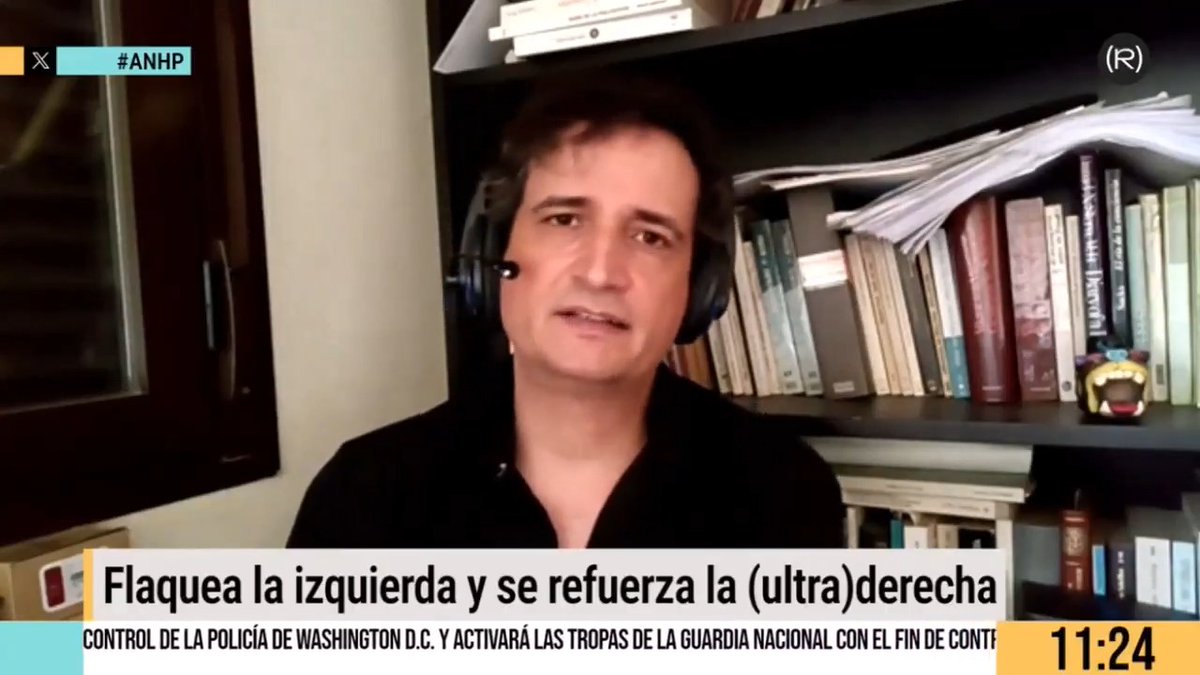 "Se proclama que no hay alternativa y al mismo tiempo se criminaliza cualquier salida emancipadora, cualquier salida democrática, cualquier salida de clase" Raúl sobre bipartidismo y ultraderecha 👇🏽 📺 #ANCP |