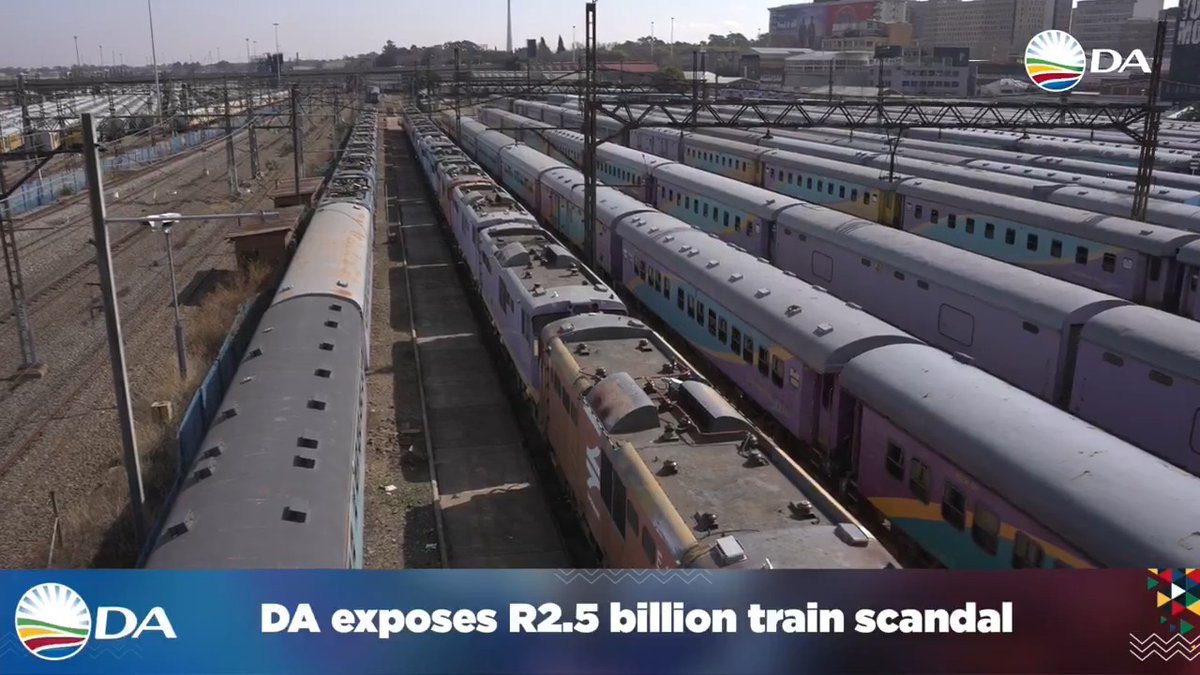 📺 Watch as the DA exposes the shocking state of PRASA’s R2.5 billion “refurbishment” scandal with trains abandoned and tracks left to rot. While taxpayers pay for upgrades that never reach commuters, PRASA faces zero consequences in what looks like another cadre enrichment.