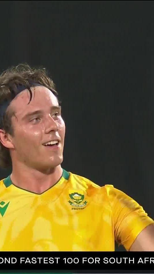LADIES & GENTLEMEN - MEET THE YOUNGEST SOUTH AFRICAN WITH A T20I HUNDRED. 🥶