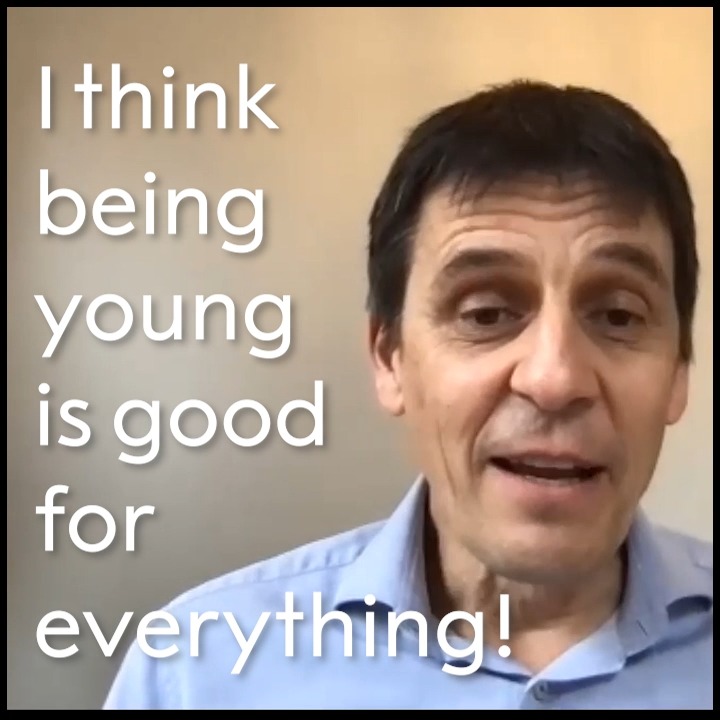 "Do it now because you can do it!" Take a look at physics laureate Didier Queloz's motivating message for young scientists. See the full Q&A at #NobelPrize