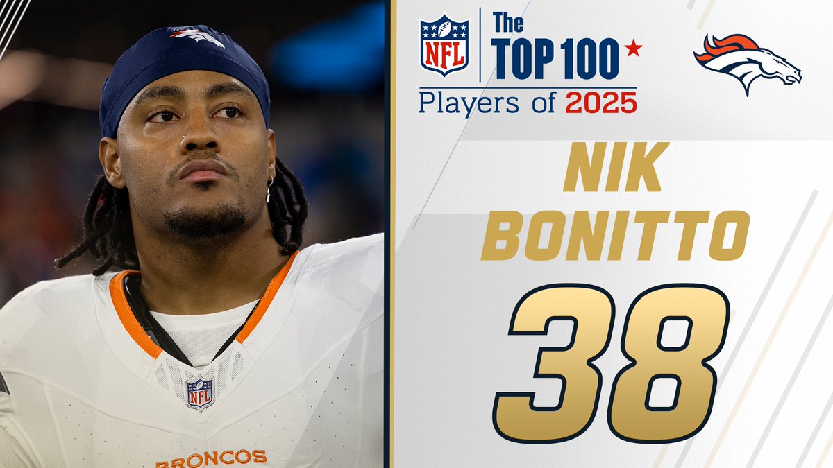 NFL Top 100 Players of 2025: Denver Broncos LB Nik Bonitto checks in at No. 38! NFL Films