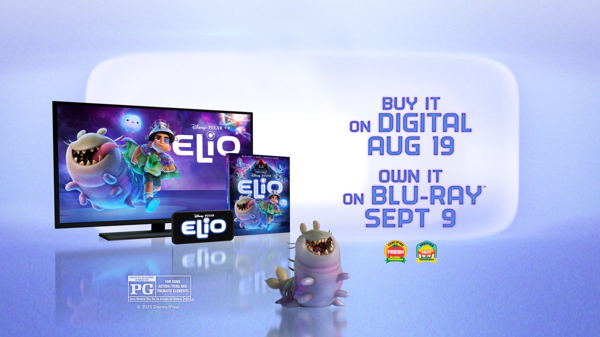 Be the first to watch #Elio at home! 💫🛸 Buy it on Digital August 19 &amp; Blu-ray™️ September 9. Pre-Order now on Digital: