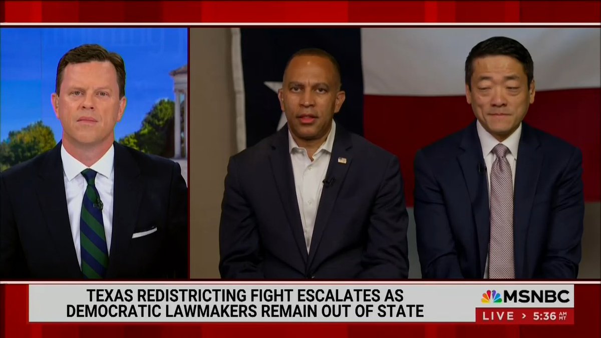 Leader Jeffries: We should have a situation in Texas and across the country where voters are able to choose the people they want to represent them in Washington. Texas Democrats are standing up for the principle of free and fair elections. Nothing is more American than that