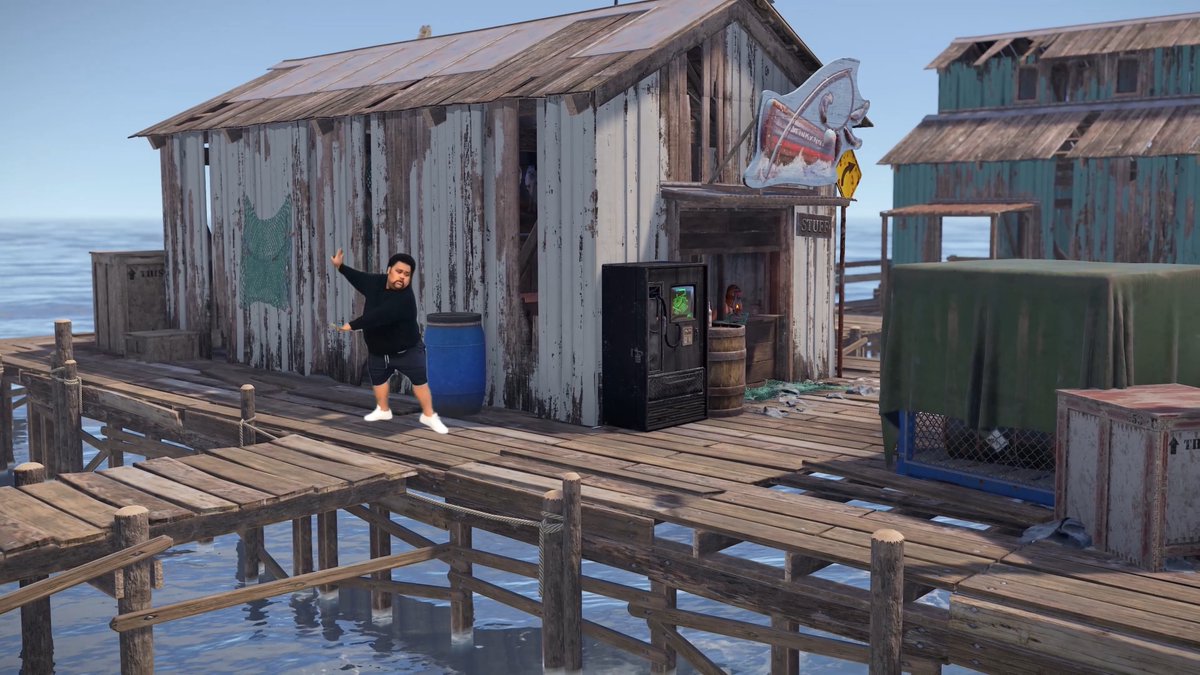 Just out here catching a vibe! 🎣🕺