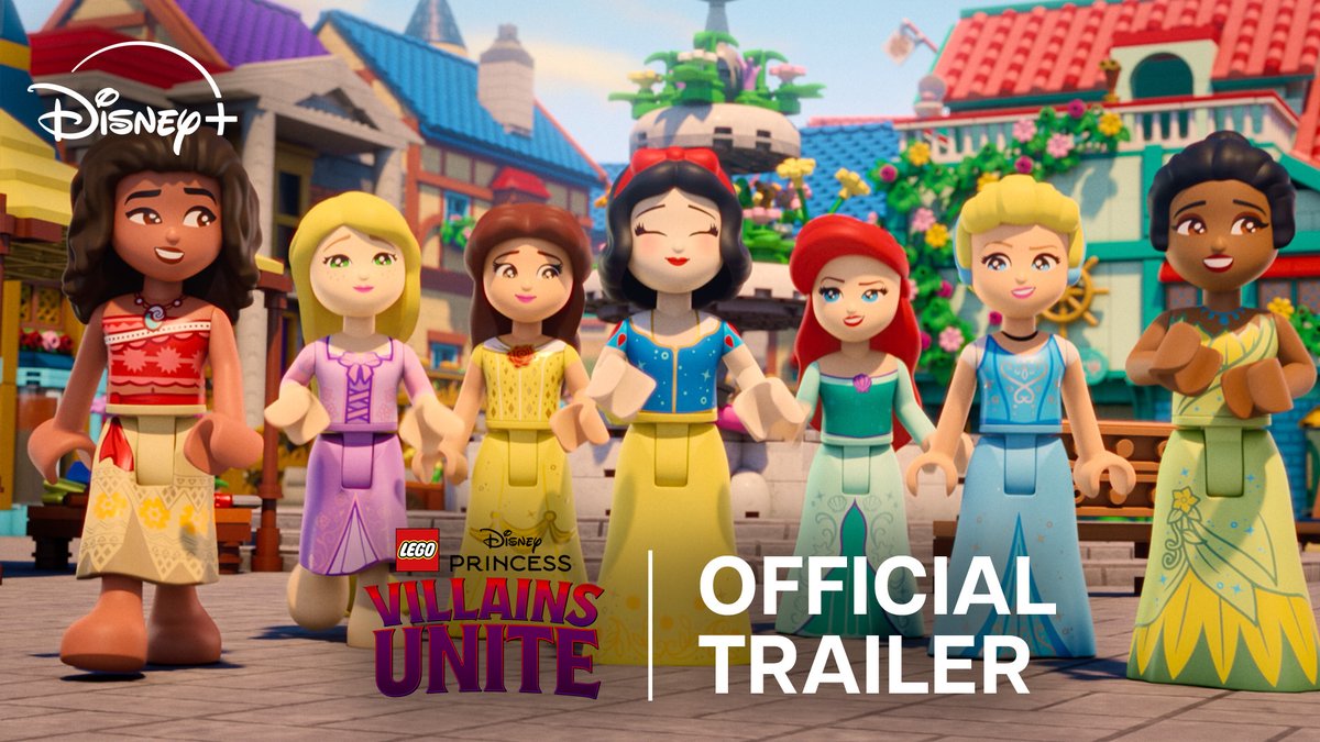 The LEGO Disney Princesses are back! 👑 The LEGO Disney Princess: Villains Unite original special is available August 25 only on Disney+!