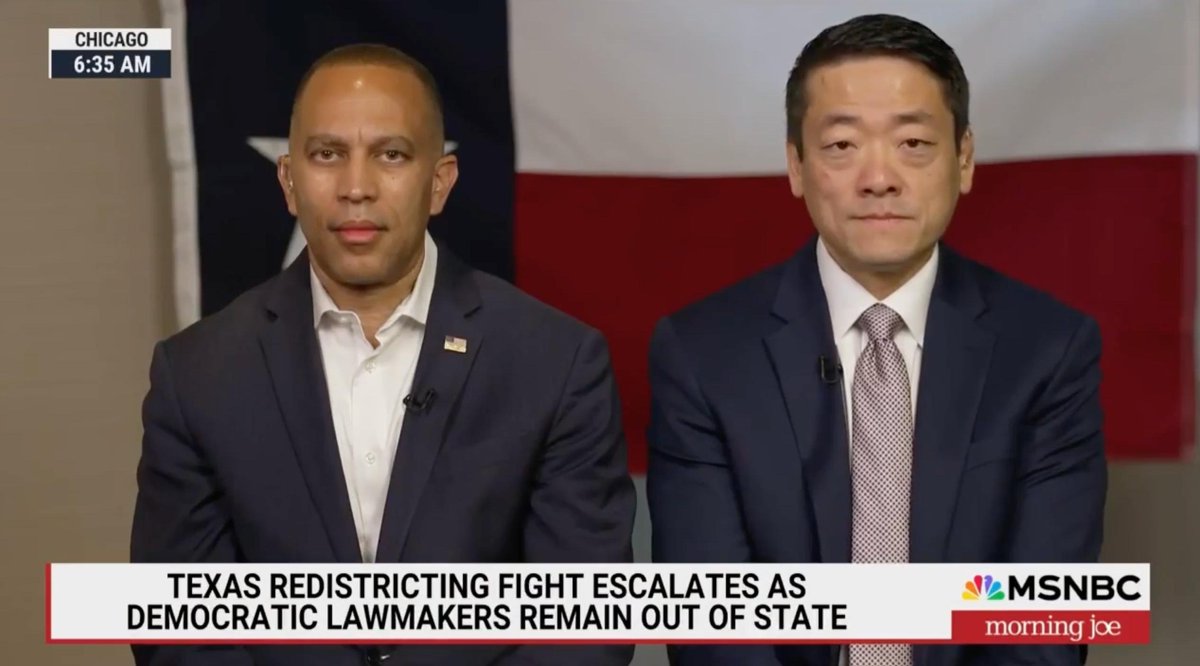 We stand with Texas Democrats as they fight back against the Republican gerrymandering scheme.