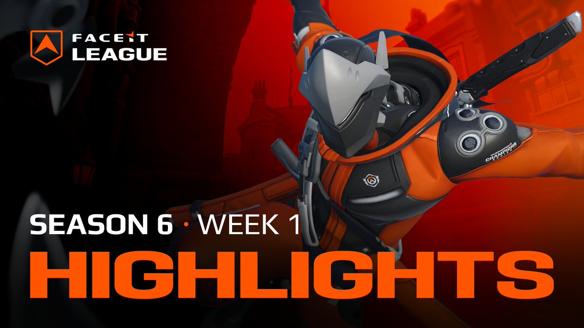 FACEIT League Week 1 • Highlights 🎬 We’ve got big moments from every role, especially some support plays that prove why they're called supports, not healers, in #Overwatch2. Who’s hyped for Wuyang highlights? 🌊