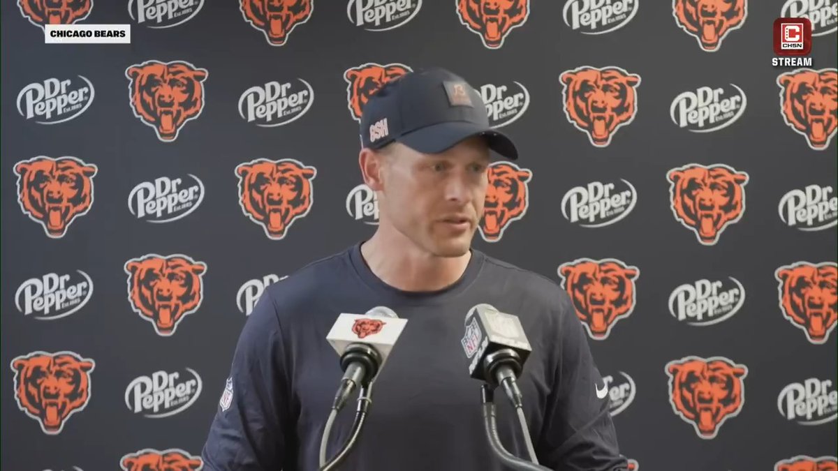 Declan Doyle said “practice was geared more towards starters that didn't play in the game, trying to give them a game-like feel." So you don’t play them in the actual game but try to give them a game like feel at practice? 🤔 #DaBears #Bears