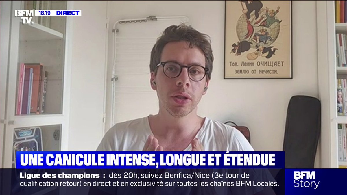 💬"Cette proposition de loi elle vise à imposer des temps de pause obligatoires au-delà d'une certaine température, à partir de 28°C", ➡️ Hadrien Clouet (LFI), auteur d'une proposition de loi pour adapter le travail en période de canicule